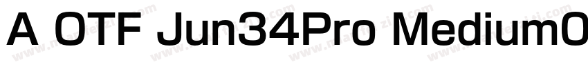 A OTF Jun34Pro Medium05B1ZL0yDot字体转换